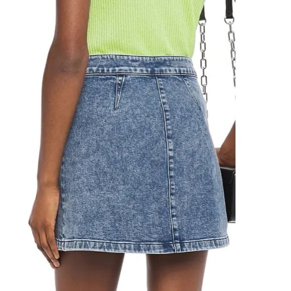 rag & bone Isabel Zip-up Denim Skirt - Picture 3 of 15